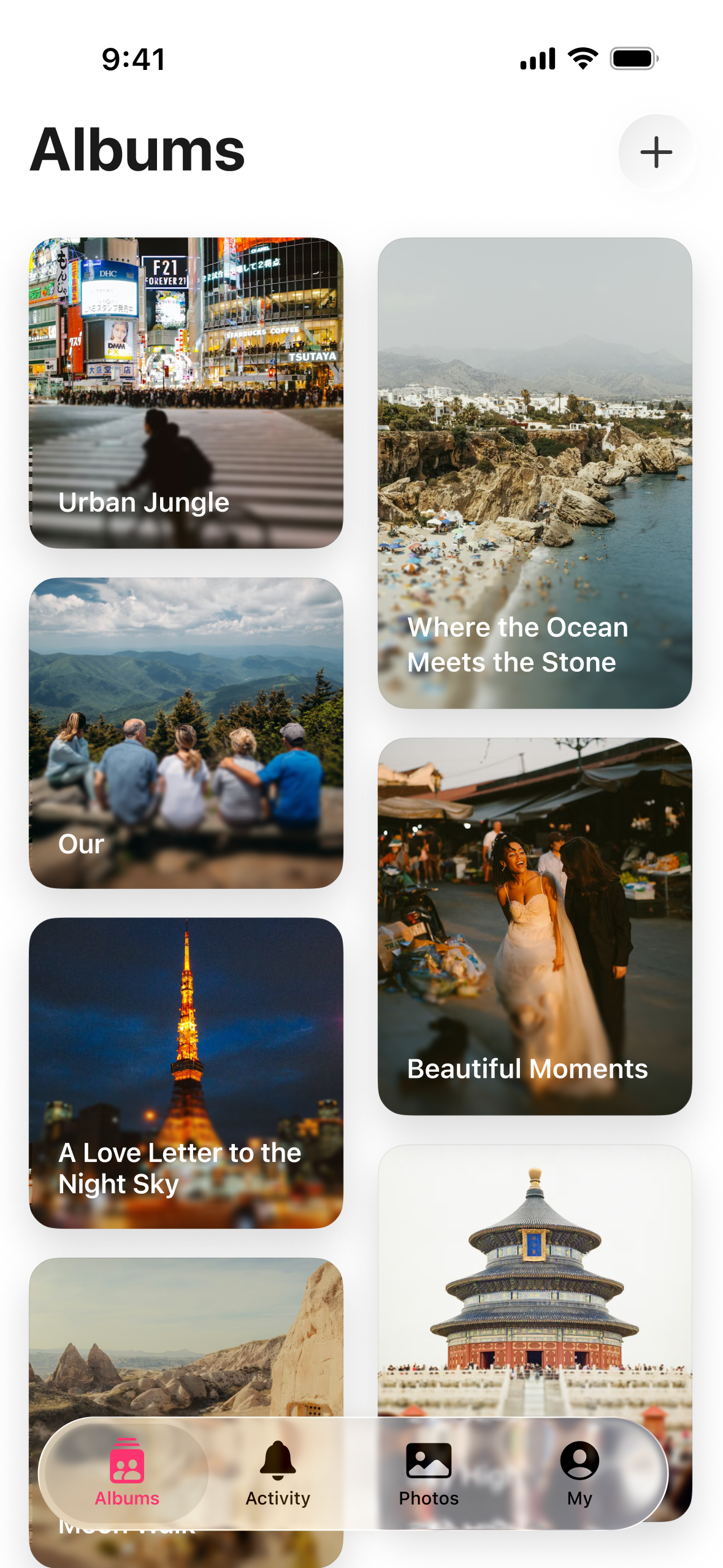 Album homepage